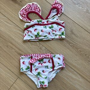 Strawberry Two Piece Swimsuit